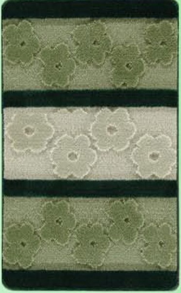 Коврик из полипропилена на латексной основе, "L'CADESI HURREM", 60х100см, зеленый, Турция
