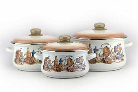 Набор эмал   Посудка   7-319/6М