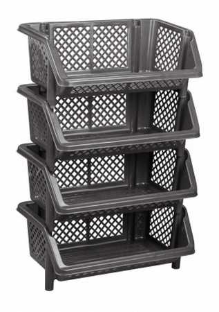Этажерка для хранения "Эконом" 4-х секционная (микс)(то)
