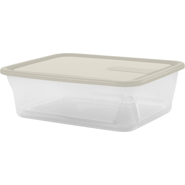 Контейнер д/продуктов Honey 0,6л прямоуг. белый зефир (то)