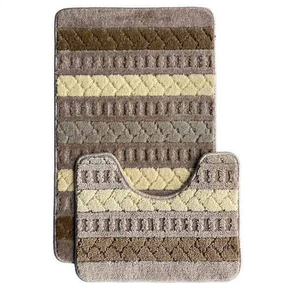 Коврик для ванной L'CADESI Marathon, 60х100, Геобокс бежевый, Турция 416956