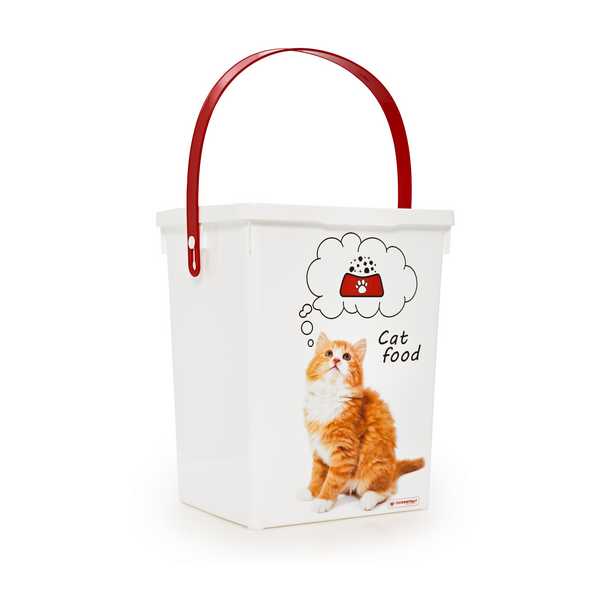 Контейнер для корма животных 8,5л КОШКИ (то)