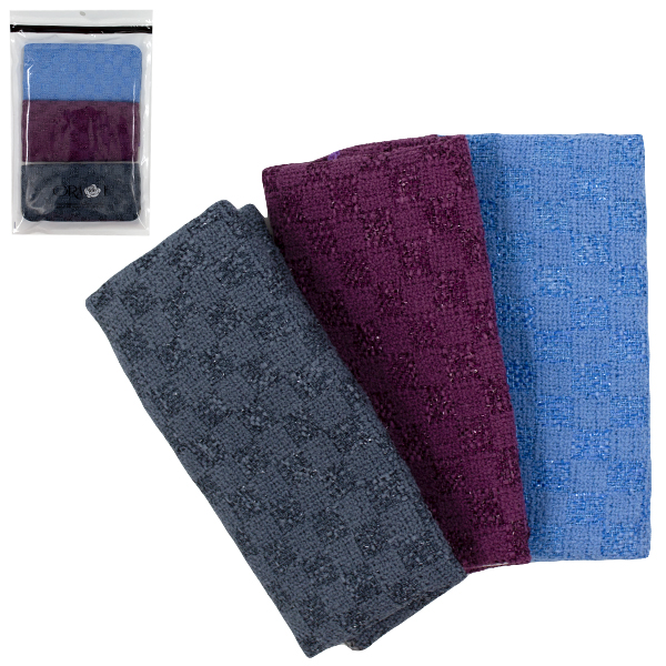 Салфетка для протирки бытовых принадлежностей 25*25см (набор 3шт)