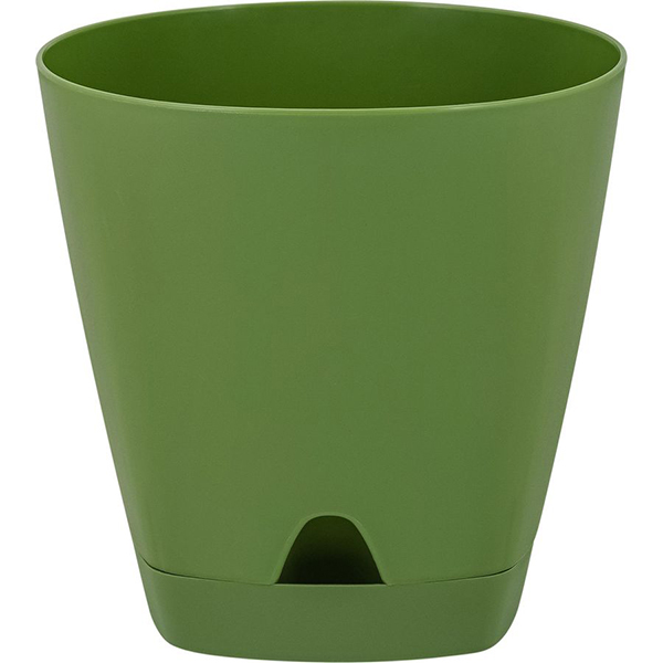 Горшок для цветов AMSTERDAM D170 с прикорневым поливом 2,5л оливковый