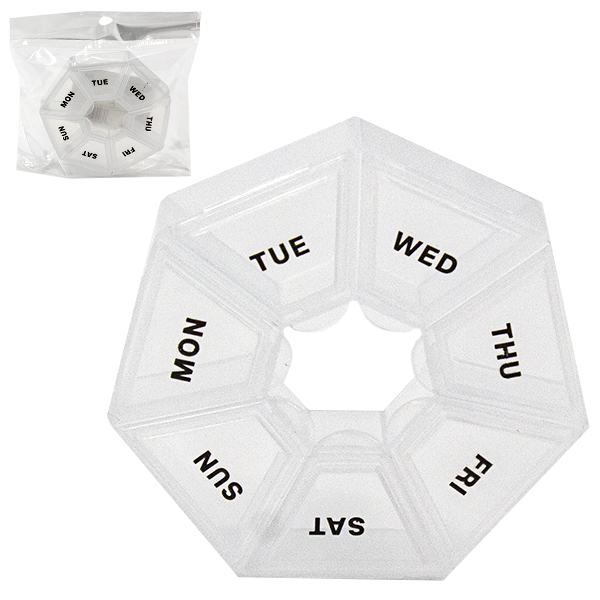 Таблетница 7ячеек Ø-8см