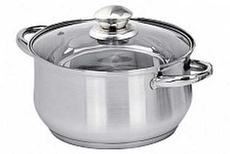 Кастрюля нерж Greta 4,3л ТМ Appetite