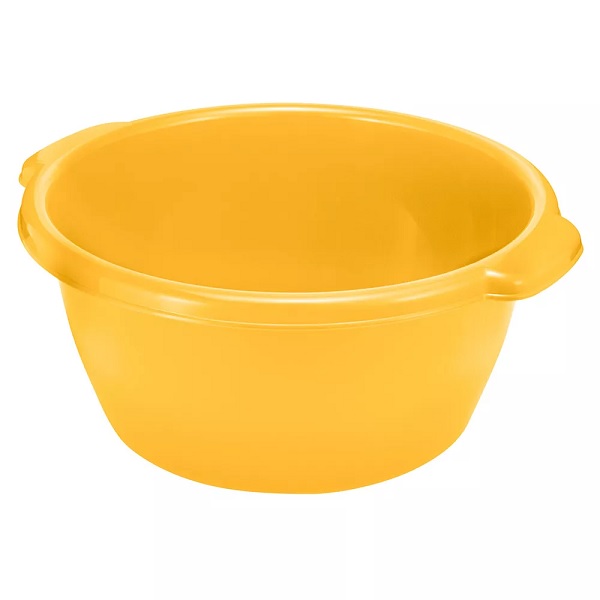 Таз круглый 9,5л (желтый)