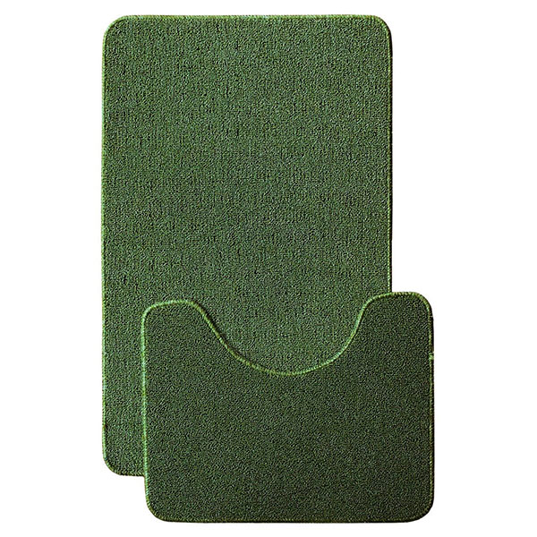 Комплект из 2 ковриков STAR  LIGHT LATEX 60х100 (U 50х60) зеленый,  L CADESI Турция