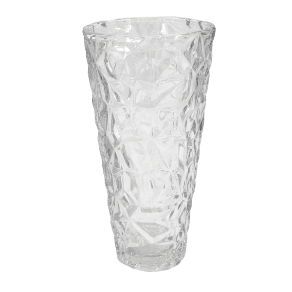 Ваза стеклянная для цветов h-25см