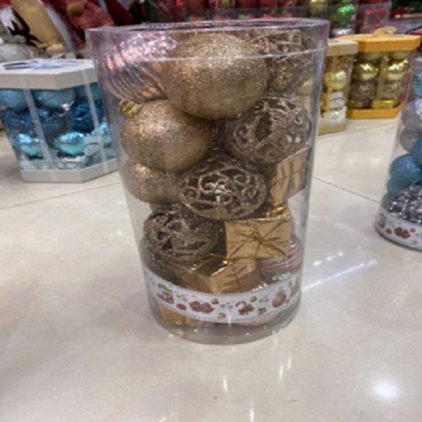 Шары елочные 6см, 24шт