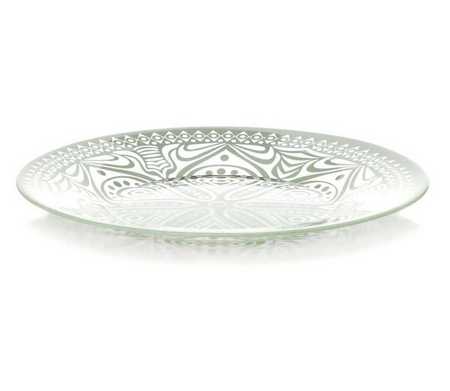 Тарелка упроч. БОХО 195 мм (цв.зеленый) (рис.31751/A)