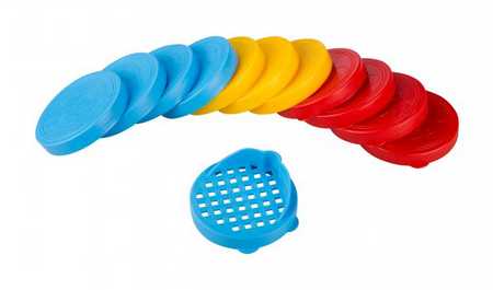 Крышка хоз."Хозяюшка" (набор) (10+1 со сливом) (микс)(то)