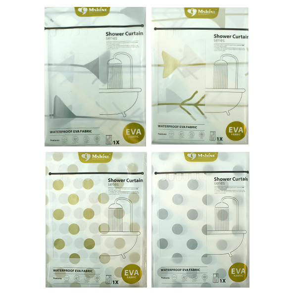 Штора для ванной комнаты 180*180см EVA