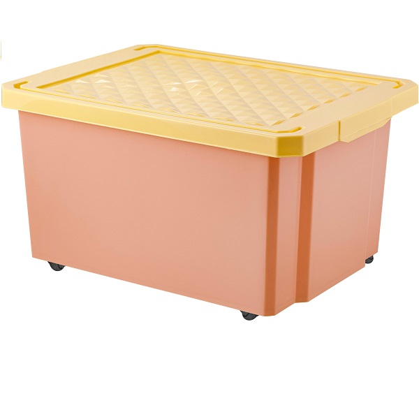 Ящик детский Lalababy Follow Me 57л персиковая карамель (то)