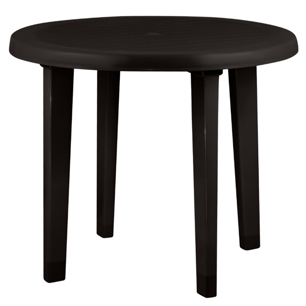 Стол круглый DeForma D860 мм теплый орех (то)