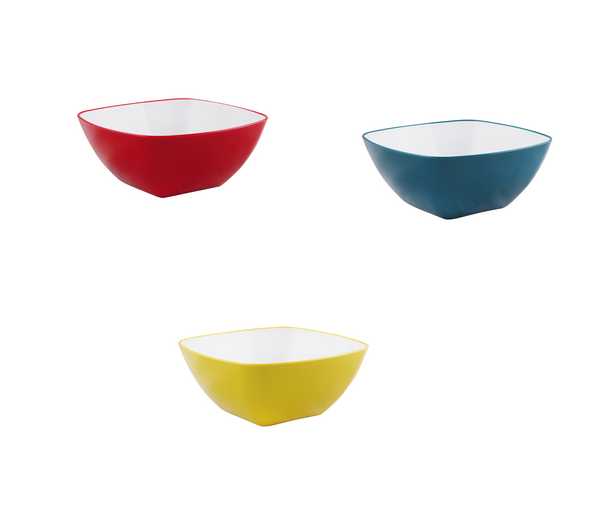 Салатник DUO 0,7л квадр. (то)