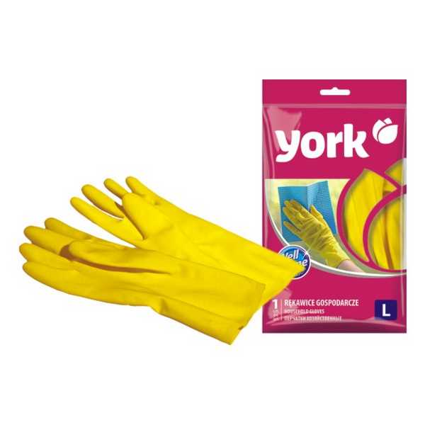 Перчатки резиновые YORK L