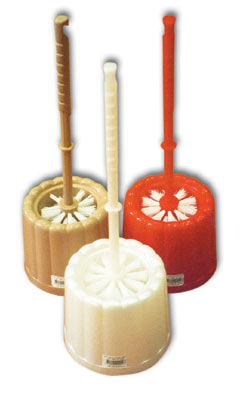 Комплект WC "ФИГУРНЫЙ" круглый  (ерш+подставка)