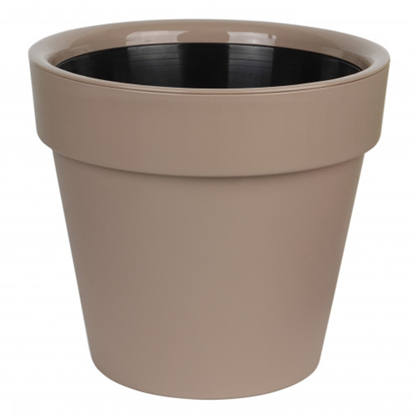 Горшок Протея 16,6л с черной вкладкой Фраппе