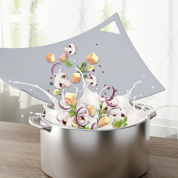 Доска разделочная гибкая (248х175х2мм) (серый)(то)