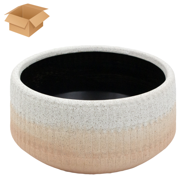 Кашпо керамическое ПИЗА 25*25*12см