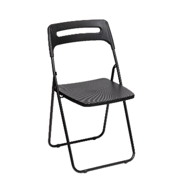 Стул раскладной VIKEA (черный) (хпп) (то)