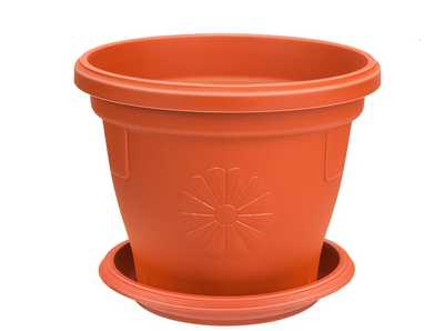 Кашпо "Italy" 11 л с поддоном (то)