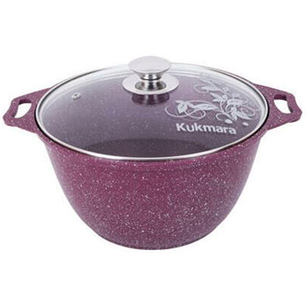 Кастрюля а/пр литая 4,0л стекл/кр Trendy style mystery KUKMARA