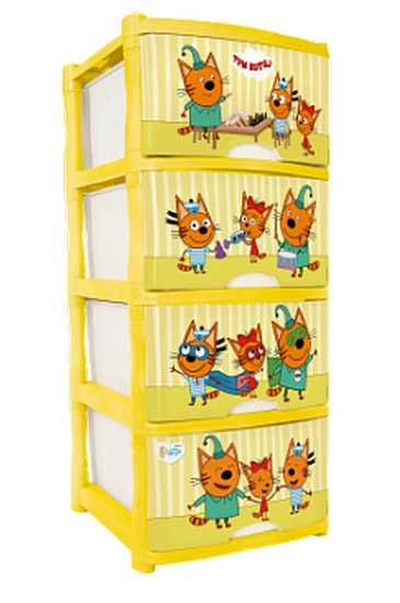 Комод детский "Три кота" "Игры" (то)