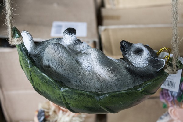 Лемур в гамаке 19см