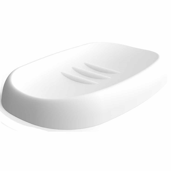 Мыльница "SCANDI" 130х80х20мм (белый)(то)