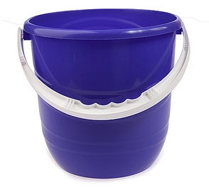 Ведро 12л "Practic" (лазурно-синий) (то)