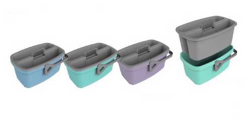 Ведро 12л с емкостью для переноски SMART (бирюза)(то)
