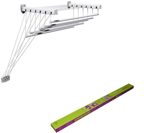 Сушилка потолочно-настенная "Level 160 double" 9,6м(хпп) (то)