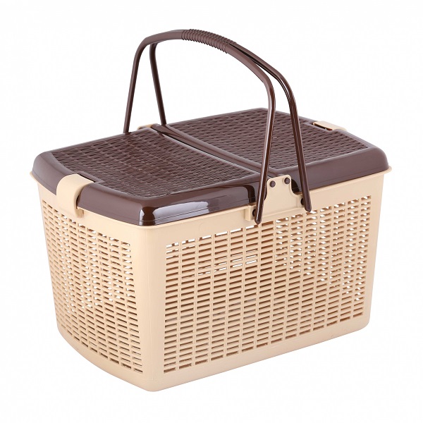 Корзина для пикника 445х340х250см. (бежево-коричневый) (то)