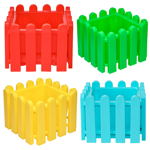 Кашпо "Вологда" квадратное 20 л (390*390*335 мм)