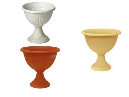 Кашпо-вазон ЛИВИЯ D370мм. низкий 11,8л (то)