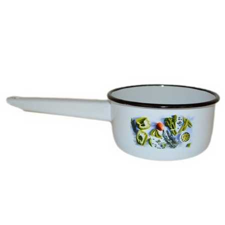 Ковш эмал 1,0л Свежая зелень  ТМ Appetite