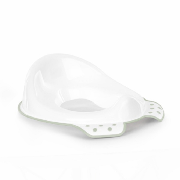 Накладка детская для унитаза (антискользящая)(бело-оливковый) (то)