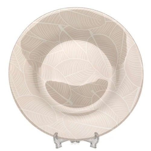 Тарелка упроч.Pasabahce Ливс беж. 260 мм 2 цв. (рис.41547)