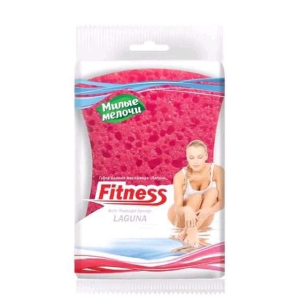 Губка банная массажная 1 шт (Лагуна) ММ