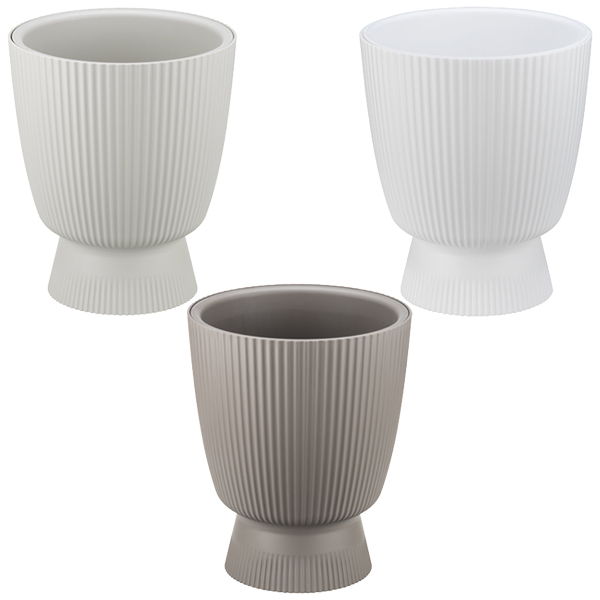 Кашпо ВЕЛЬВЕТ со вставкой D220 мм 3,7л (то)