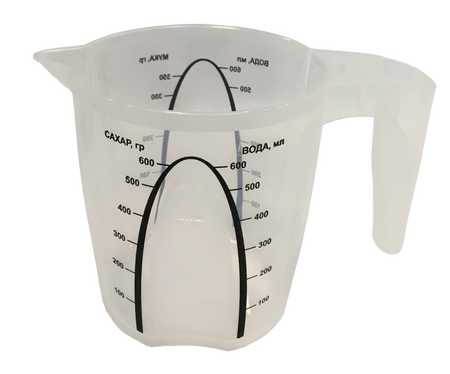 Кувшин мерный STOCKHOLM 0,6л натуральный