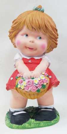 Девочка с цветами 