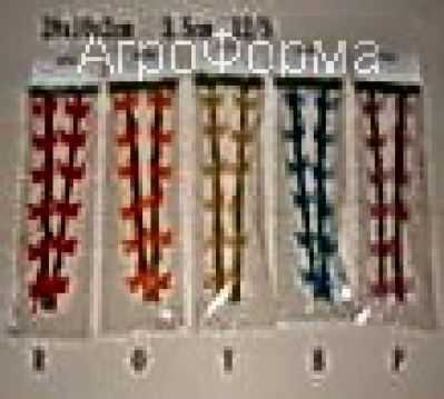 Набор пластиковых клипс "Бабочка" 12