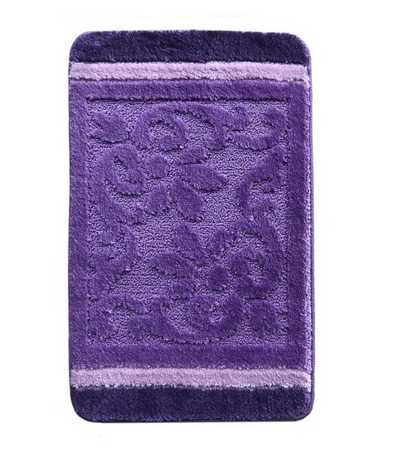 Комплект ковриков из полипропилена, " HIGH MONO", из 2шт. 50х80см, лиловый