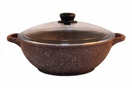 Казан а/пр литой 28см 4,0л стекл/кр Доломит ТМ Традиция ТД0283