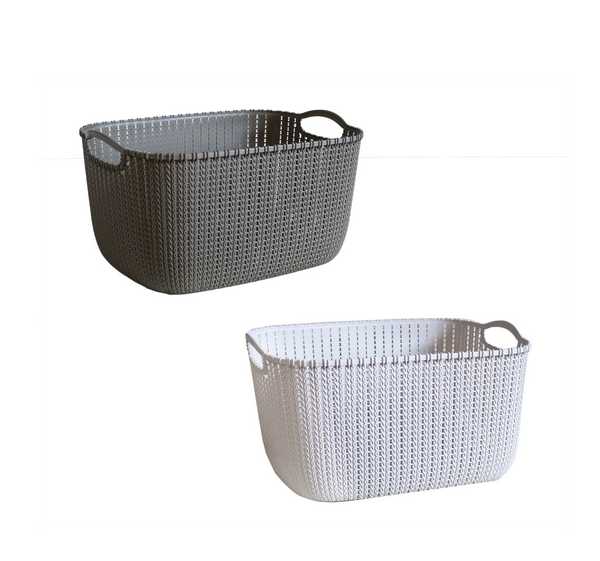 Корзина для мелочей ВЯЗАНИЕ 29*20*15см