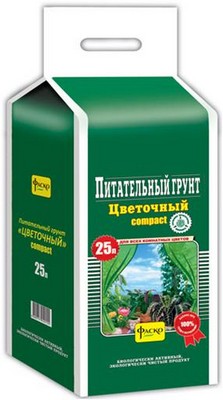 Грунт "ЦВЕТОЧНЫЙ" 25л. прессованный/брикет
