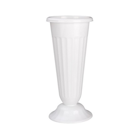 Ваза для цветов под срезку (D210мм, выс440мм)(белый) 